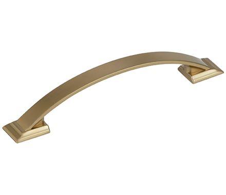 Amerock Cabinet Pull Golden Champagne 5-1/16 inch (128 mm) Center to Center Candler 1 Pack Drawer Pull Drawer Handle Cabinet Hardware