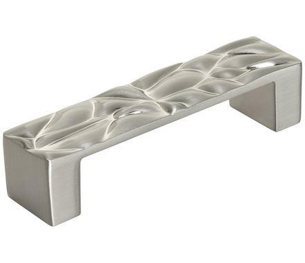 Amerock Cabinet Pull Satin Nickel 3-3/4 inch (96 mm) Center to Center Calathea 1 Pack Drawer Pull Drawer Handle Cabinet Hardware
