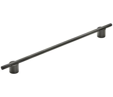 Amerock Cabinet Pull Matte Black 12-5/8 inch (320 mm) Center to Center Transcendent 1 Pack Drawer Pull Drawer Handle Cabinet Hardware