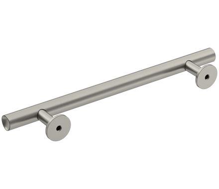 Amerock Cabinet Pull Satin Nickel 5-1/16 inch (128 mm) Center-to-Center Radius 1 Pack Drawer Pull Cabinet Handle Cabinet Hardware