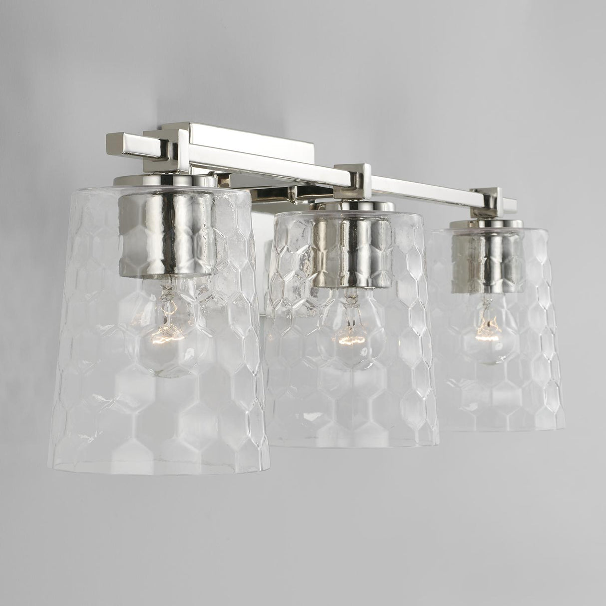 Capital Lighting 143531PN-517 Burke 3 Light Vanity Polished Nickel