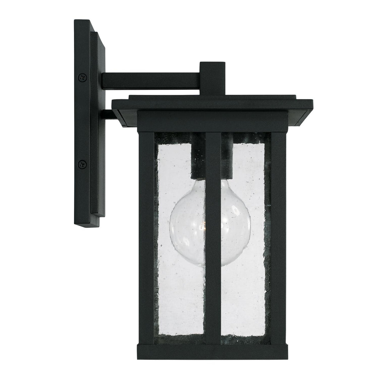 Capital Lighting 943811BK Barrett 1 Light Outdoor Wall Lantern Black