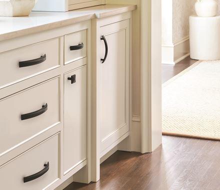 Amerock Cabinet Pull Matte Black 3-3/4 inch (96 mm) Center-to-Center Extensity 1 Pack Drawer Pull Drawer Handle Cabinet Hardware