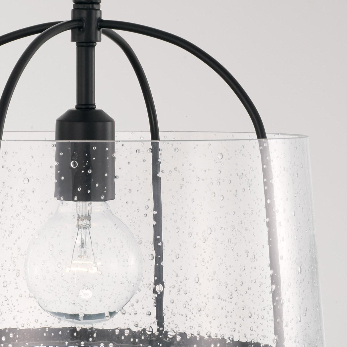 Capital Lighting 247011MB Madison 1 Light Semi-Flush Matte Black