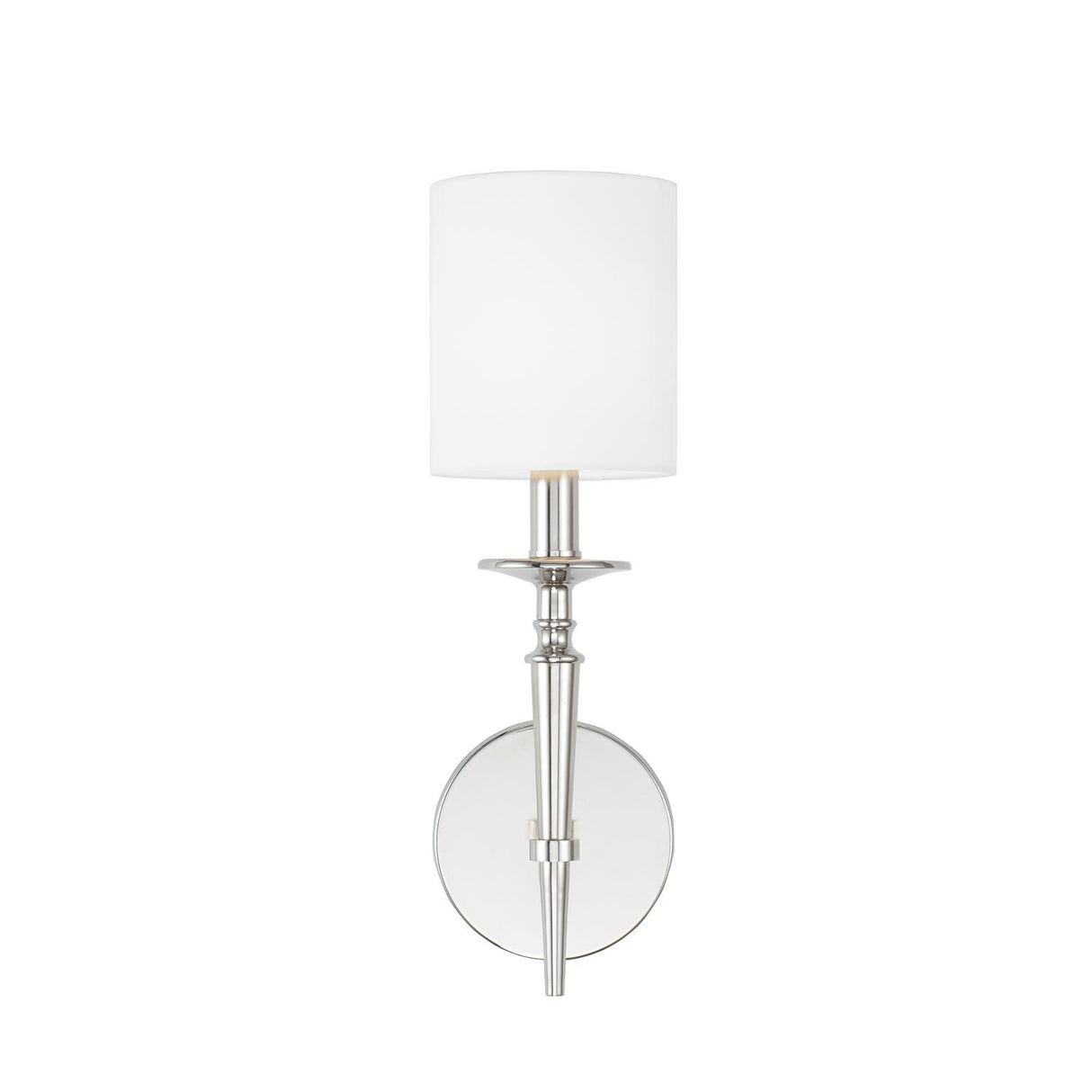 Capital Lighting 642611PN-701 Abbie 1 Light Sconce Polished Nickel