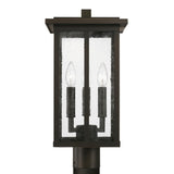 Capital Lighting 943835OZ Barrett 3 Light Outdoor Post Lantern Oiled Bronze