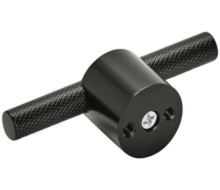 Amerock Cabinet Pull Matte Black 5/8 inch (16 mm) Center to Center Transcendent 1 Pack Drawer Pull Drawer Handle Cabinet Hardware
