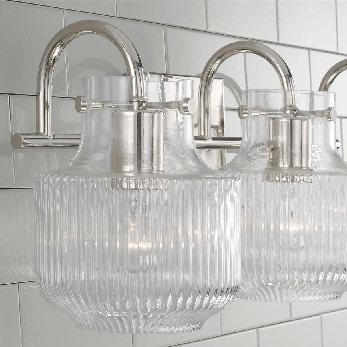 Capital Lighting 145131PN Nyla 3 Light Vanity Polished Nickel