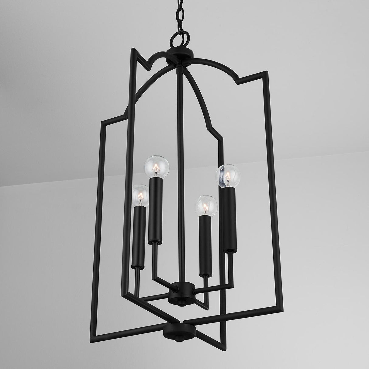 Capital Lighting 539341MB Carter 4 Light Foyer Matte Black