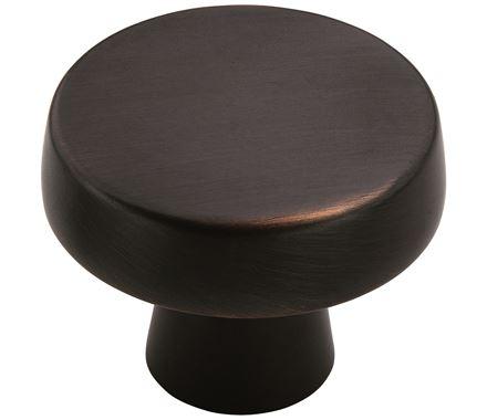 Amerock Cabinet Knob Oil Rubbed Bronze 1-5/8 inch (41 mm) Diameter Blackrock 1 Pack Drawer Knob Cabinet Hardware