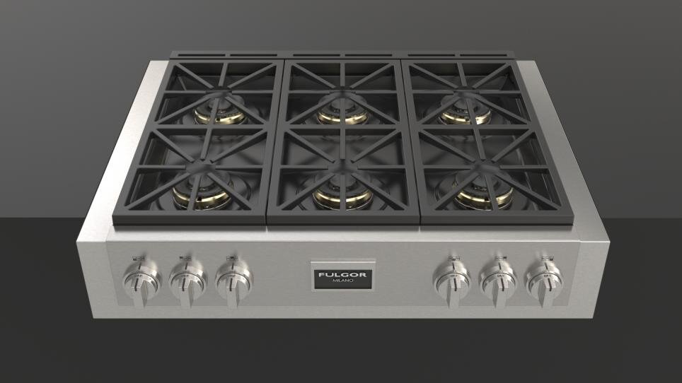 36" Pro Gas Range Top