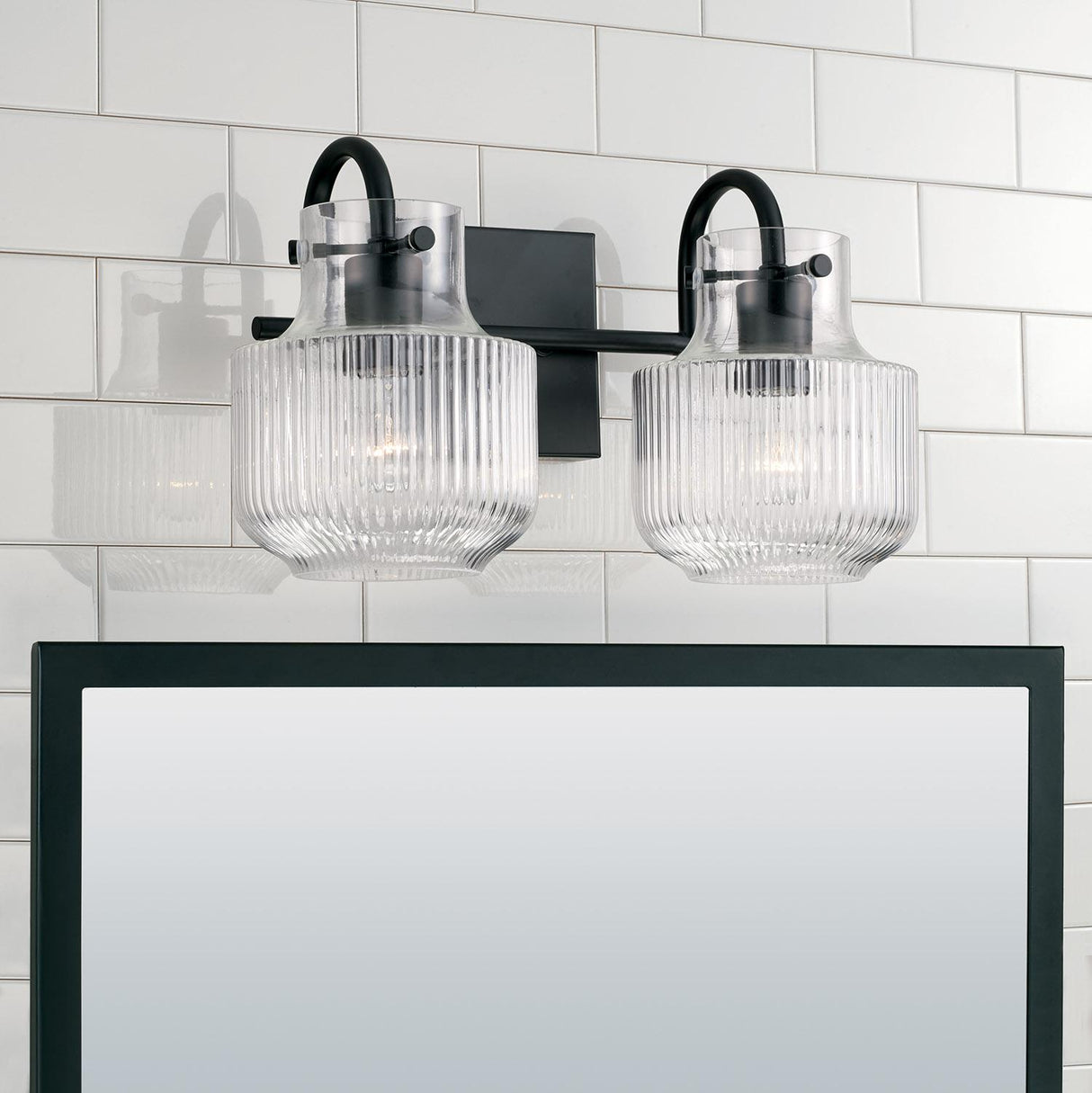 Capital Lighting 145121MB Nyla 2 Light Vanity Matte Black