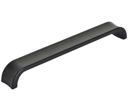 Amerock Cabinet Pull Matte Black 7-9/16 inch (192 mm) Center to Center Concentric 1 Pack Drawer Pull Drawer Handle Cabinet Hardware