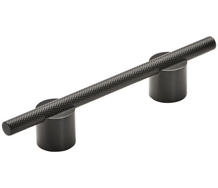 Amerock Cabinet Pull Matte Black 3-3/4 inch (96 mm) Center to Center Transcendent 1 Pack Drawer Pull Drawer Handle Cabinet Hardware