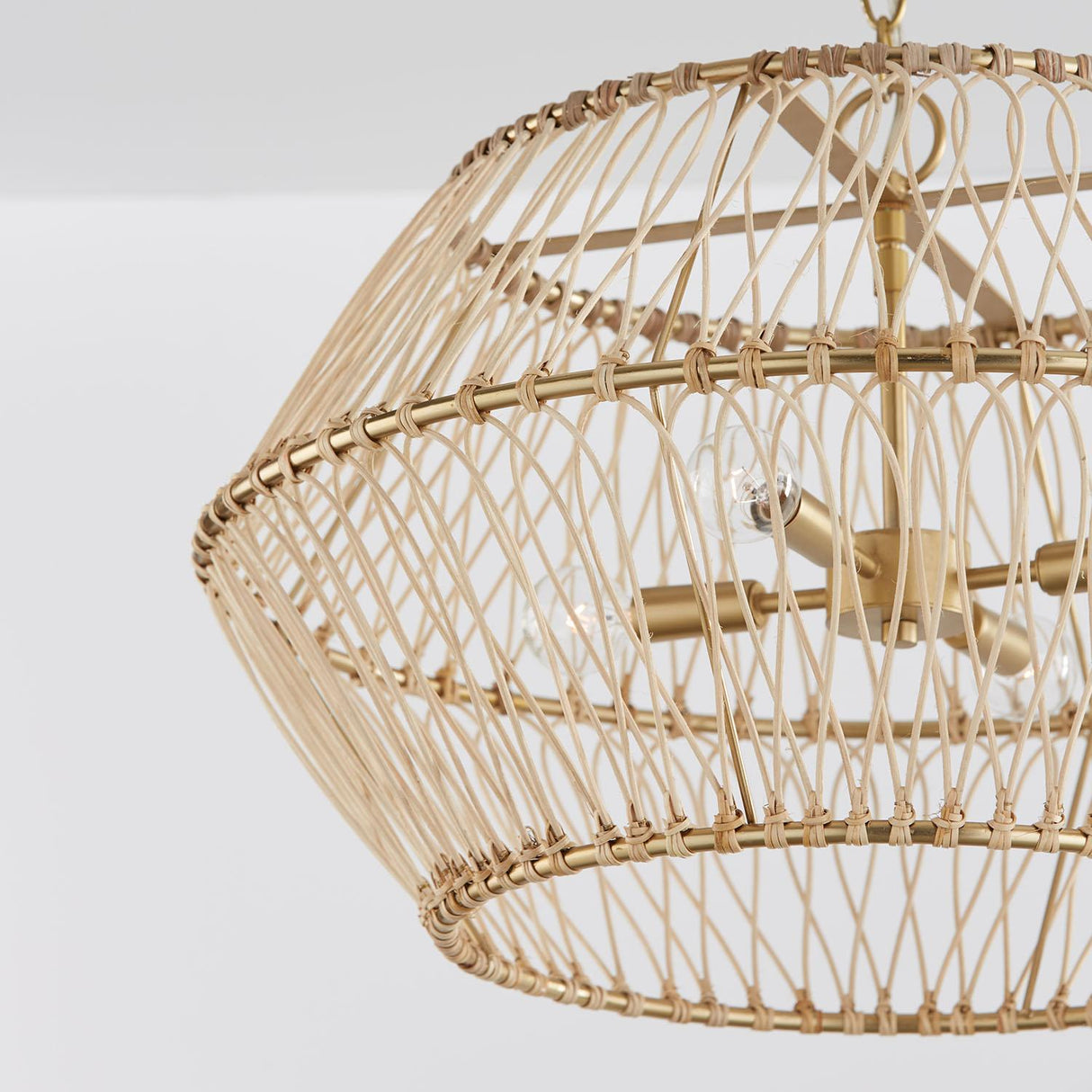 Capital Lighting 344142MA Wren 4 Light Pendant Matte Brass