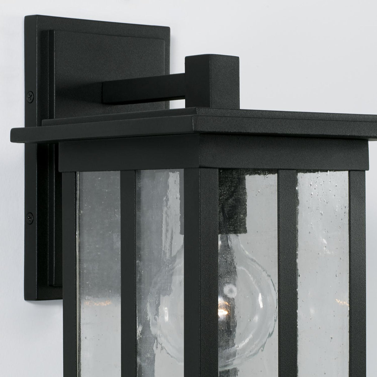 Capital Lighting 943811BK Barrett 1 Light Outdoor Wall Lantern Black