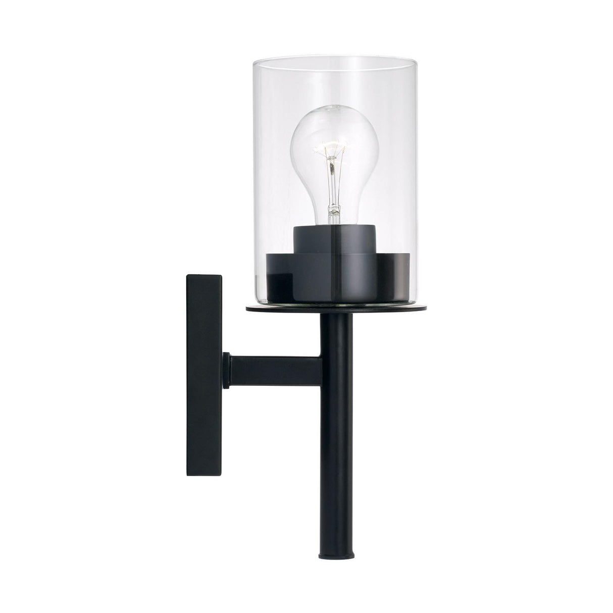 Capital Lighting 646811MB-532 Mason 1 Light Sconce Matte Black