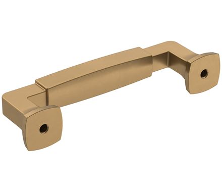 Amerock Cabinet Pull Champagne Bronze 3-3/4 inch (96 mm) Center-to-Center Stature 1 Pack Drawer Pull Cabinet Handle Cabinet Hardware