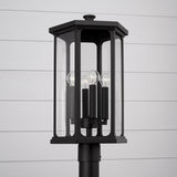 Capital Lighting 946643BK Walton 4 Light Outdoor Post Lantern Black