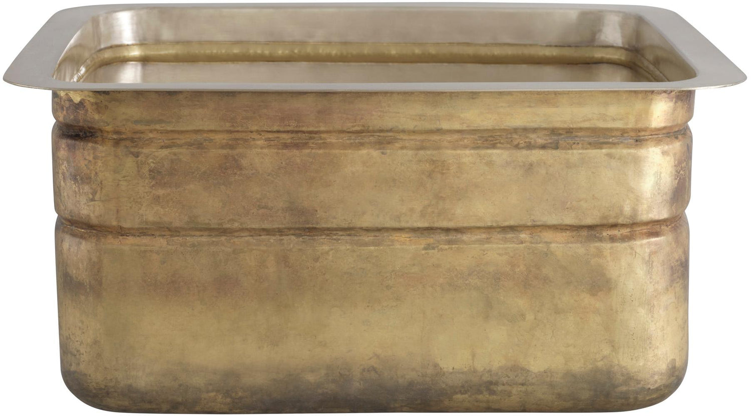 Thompson Traders Quintana Square Bar/prep Sink Quintana KCKPU-1715 Satin Brass and Burnished Nickel
(Smooth)