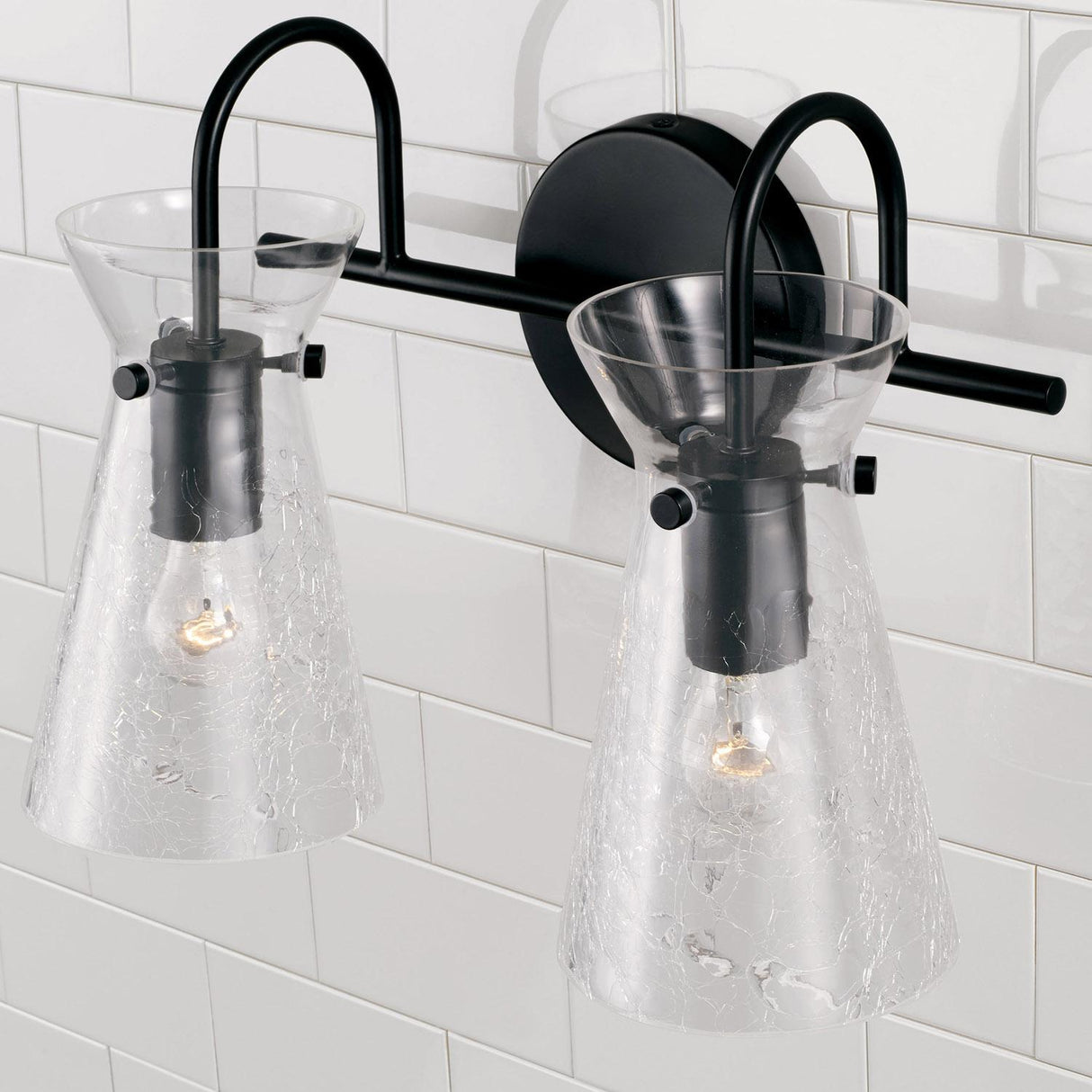 Capital Lighting 142421MB Mila 2 Light Vanity Matte Black