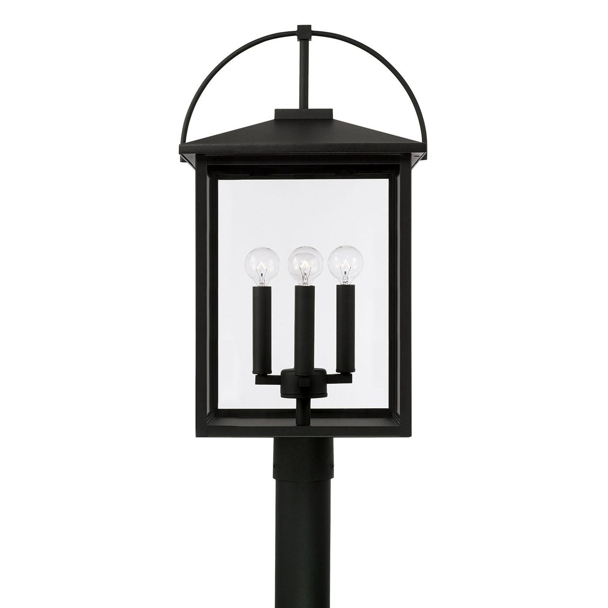 Capital Lighting 948043BK Bryson 4 Light Outdoor Post Lantern Black