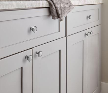 Amerock, Cabinet Knob, Polished Chrome, 1-1/4 inch (32 mm) Diameter, Era, 1 Pack, Drawer Knob, Cabinet Hardware