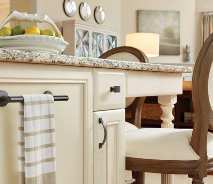 Amerock Cabinet Pull Black Bronze 3-3/4 inch (96 mm) Center to Center Candler 1 Pack Drawer Pull Drawer Handle Cabinet Hardware