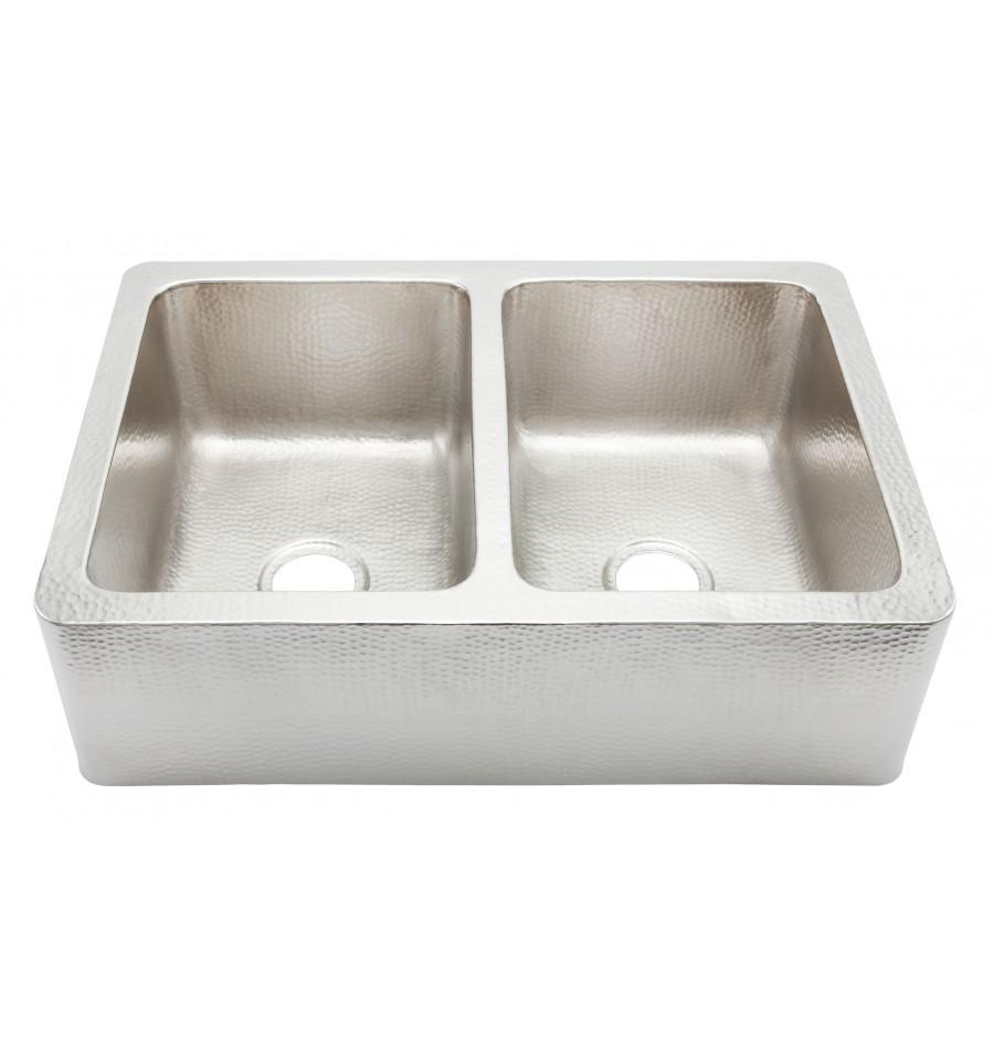 Thompson Traders Corniglia Hammered Stainless Steel Sink Quiroga KDA-3322HSS Stainless Steel
(Hammered)