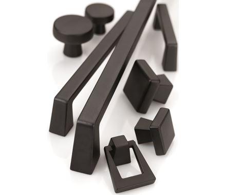Amerock Cabinet Pull Black Bronze 3-3/4 inch (96 mm) Center to Center Blackrock 1 Pack Drawer Pull Drawer Handle Cabinet Hardware