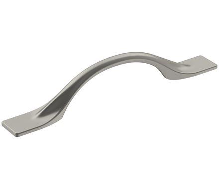 Amerock Cabinet Pull Satin Nickel 3-3/4 inch (96 mm) Center-to-Center Uprise 1 Pack Drawer Pull Cabinet Handle Cabinet Hardware