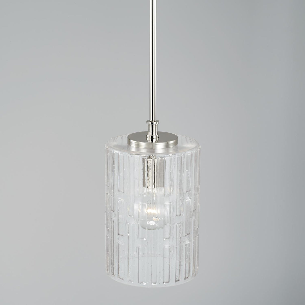 Capital Lighting 341311PN Emerson 1 Light Pendant Polished Nickel