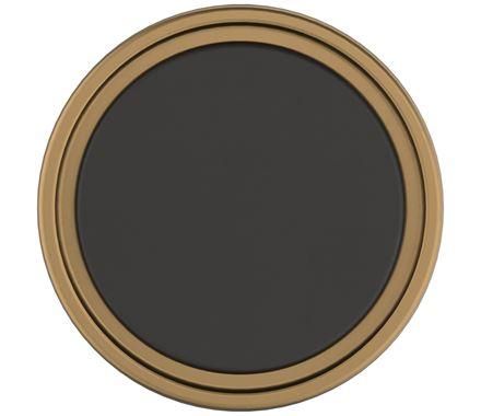 Amerock Cabinet Knob Matte Black/Champagne Bronze 1-3/8 inch (35 mm) Diameter Mergence 1 Pack Drawer Knob Cabinet Hardware