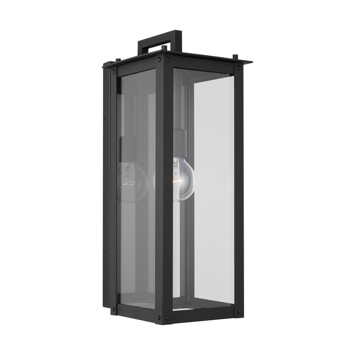 Capital Lighting 934612BK Hunt 1-Light Wall Mount Black