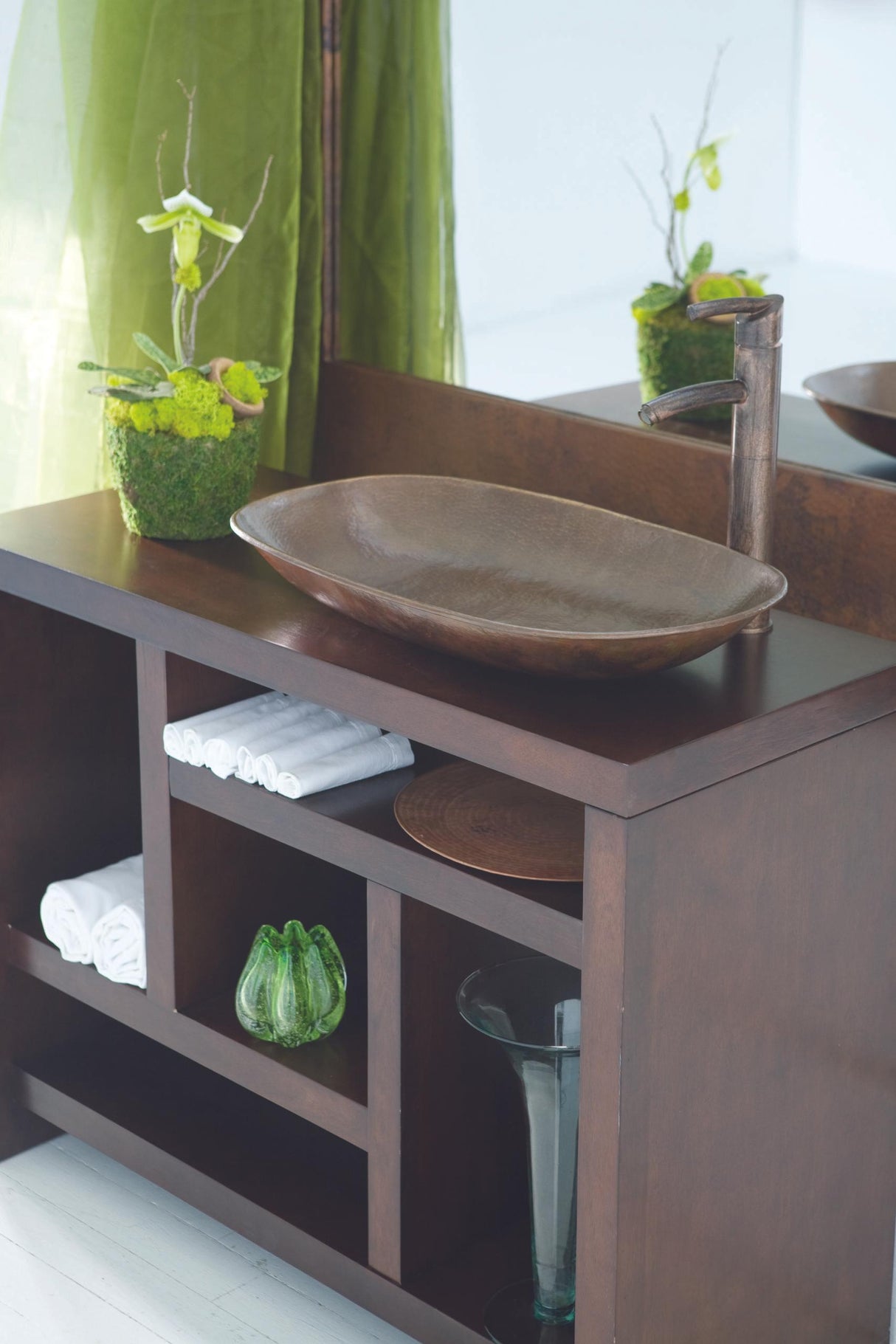 Thompson Traders Karma Black Copper Bath Sink Cordoba KBC Aged Copper
(Hammered)