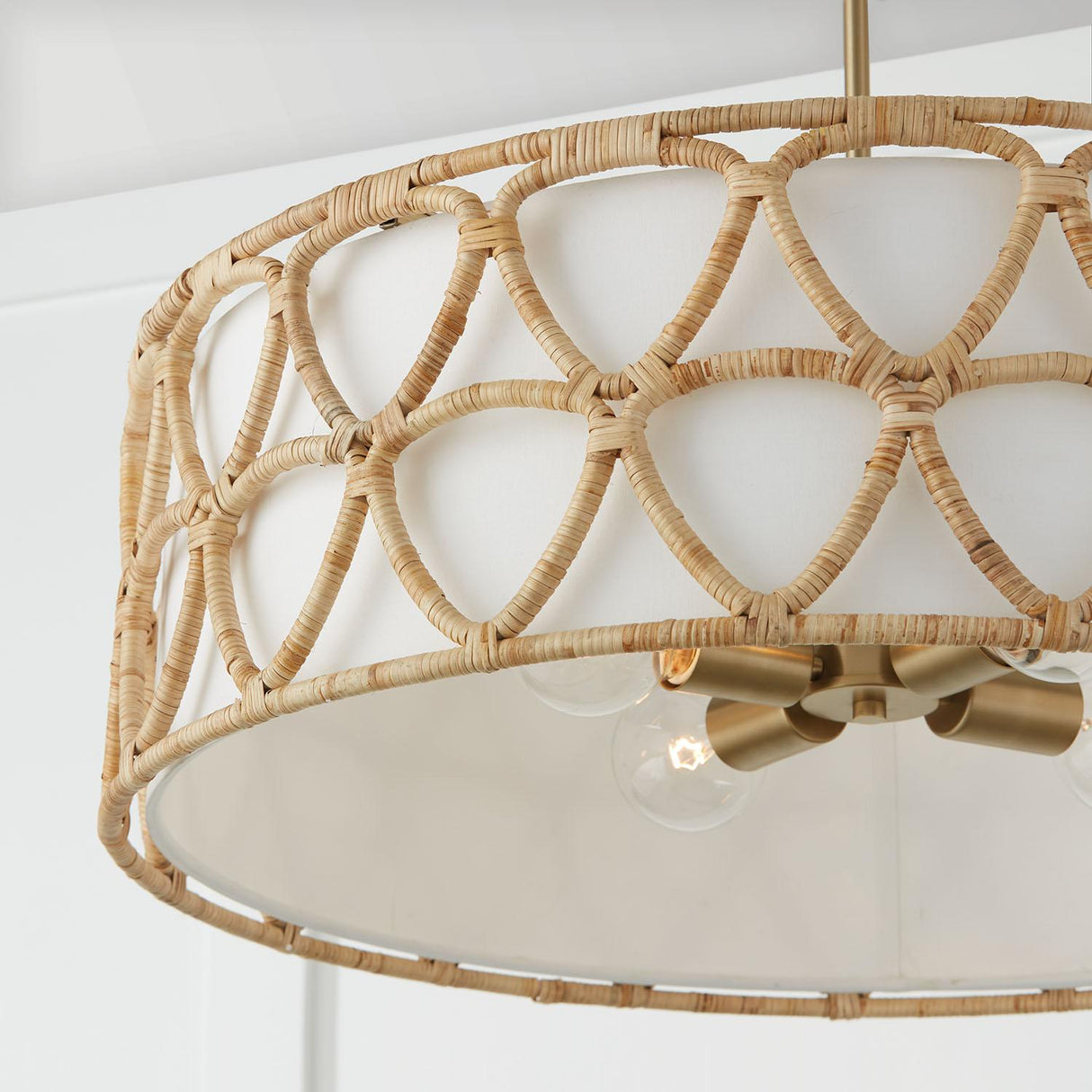 Capital Lighting 347242MA Tulum 4 Light Pendant Matte Brass