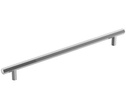 Amerock Cabinet Pull Polished Chrome 10-1/16 inch (256 mm) Center-to-Center Caliber 1 Pack Drawer Pull Cabinet Handle Cabinet Hardware