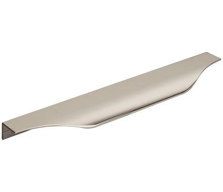 Amerock Cabinet Edge Pull Polished Nickel 8-9/16 inch (217 mm) Center to Center Aloft 1 Pack Drawer Pull Drawer Handle Cabinet Hardware