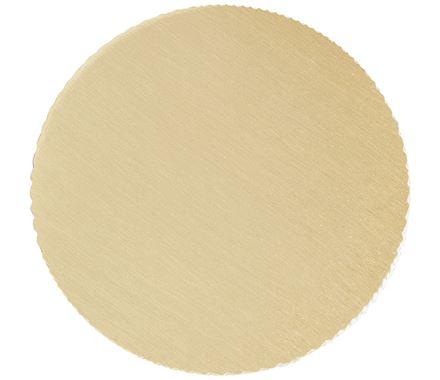Amerock Cabinet Knob Matte Gold 1-1/4 inch (32 mm) Diameter Transcendent 1 Pack Drawer Knob Cabinet Hardware