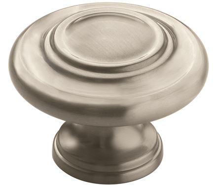 Amerock 902BLK Allison Value 1-5/16 in (33 mm) Diameter Black Cabinet Knob