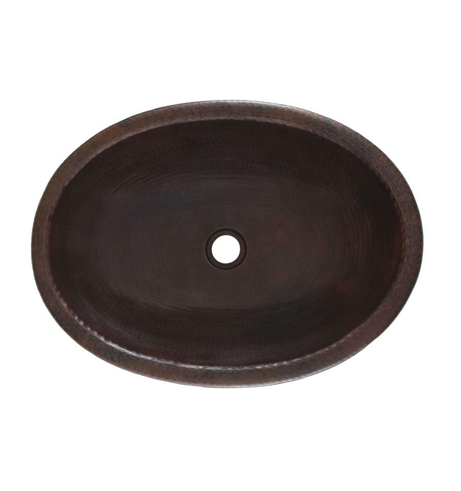Thompson Traders Matisse Black Copper Bath Sink Huacana 2OBC Aged Copper
(Hammered)