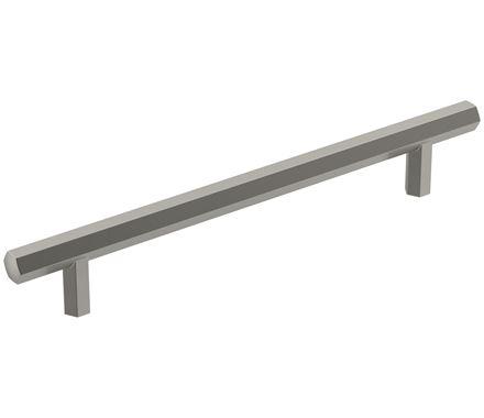 Amerock Cabinet Pull Satin Nickel 6-5/16 inch (160 mm) Center-to-Center Caliber 1 Pack Drawer Pull Cabinet Handle Cabinet Hardware