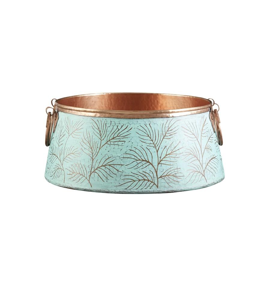 Thompson Traders Arbolo Merida BRV-19VTP Rose Gold Interior with Verde Exterior
(Hammered)