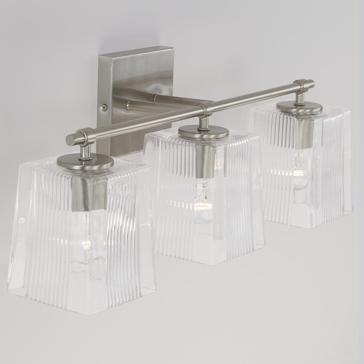 Capital Lighting 141731BN-508 Lexi 3 Light Vanity Brushed Nickel