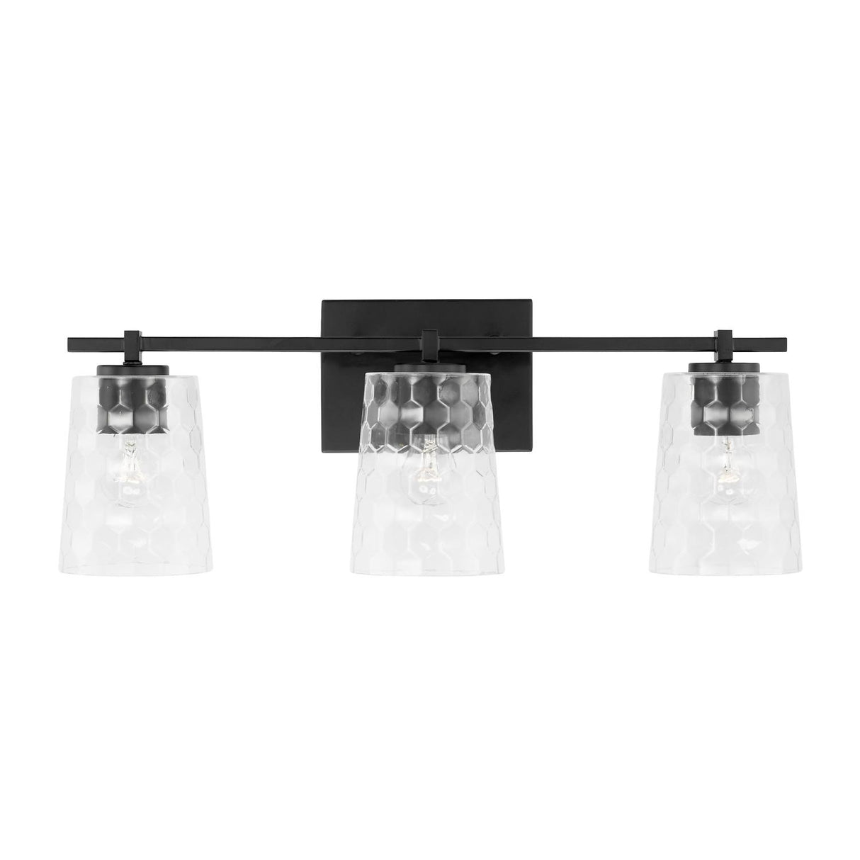 Capital Lighting 143531MB-517 Burke 3 Light Vanity Matte Black