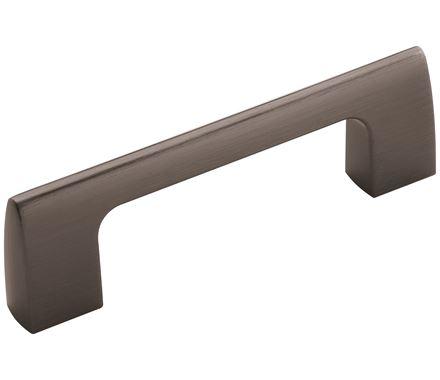 Amerock Cabinet Pull Graphite 3 inch (76 mm) Center to Center Riva 1 Pack Drawer Pull Drawer Handle Cabinet Hardware