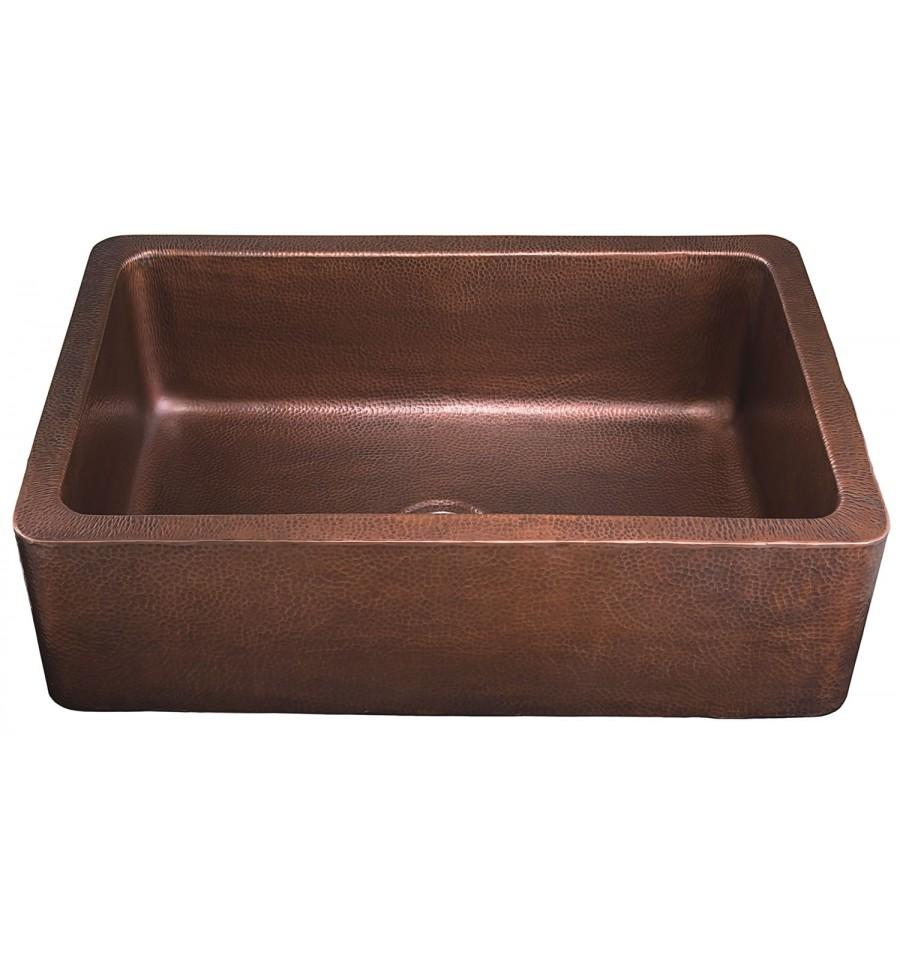 Thompson Traders Lucca Antique Copper Kitchen Sink Quiroga KSA-3322AH Antique Copper
(Hammered)