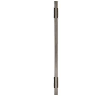 Amerock Cabinet Pull Polished Chrome/Black Chrome 7-9/16 inch (192 mm) Center to Center Urbanite 1 Pack Drawer Pull Drawer Handle Cabinet Hardware