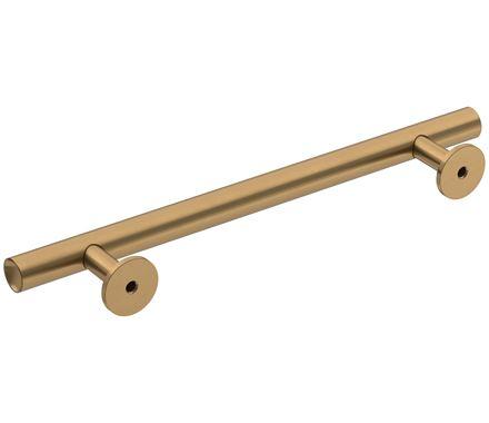 Amerock Cabinet Pull Champagne Bronze 5-1/16 inch (128 mm) Center-to-Center Radius 1 Pack Drawer Pull Cabinet Handle Cabinet Hardware