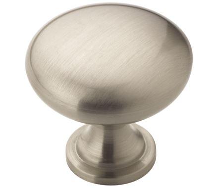 Amerock Cabinet Knob Satin Nickel 1-1/4 inch (32 mm) Diameter Edona 1 Pack Drawer Knob Cabinet Hardware